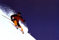courage downhill skiing
