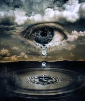 tears in eye