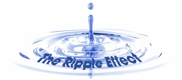 water drop with ripple